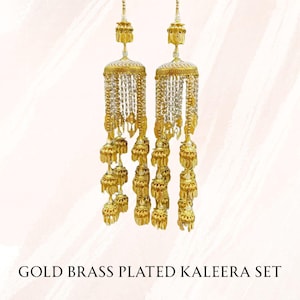 Ethnic Brass Kalire for Bride | Indian Wedding Kaleera | Traditional Bridal Jewelry | Punjabi Accessories