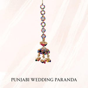 Punjabi Wedding Paranda | Traditional Hair Accessory for Brides & Festive Occasions