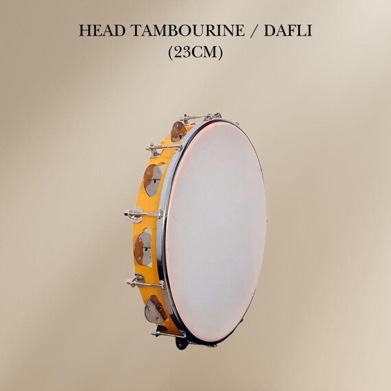 Handheld Dafli | Head Tambourine for Dance, Music & Celebrations