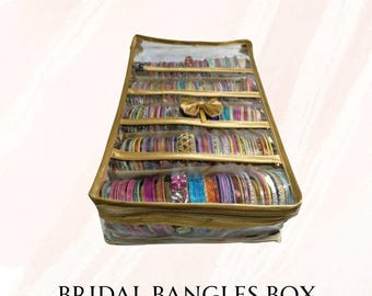 Bridal Bangles Box | Elegant Bangle Storage Case for Indian Weddings & Gifting