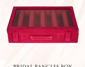 Bridal Bangles Box | Elegant Bangle Storage Case for Indian Weddings & Gifting
