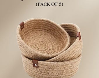 Crochet Pattern for Hanging Teardrop Basket | Bathroom & Kitchen Organizer | Jute Basket Pattern