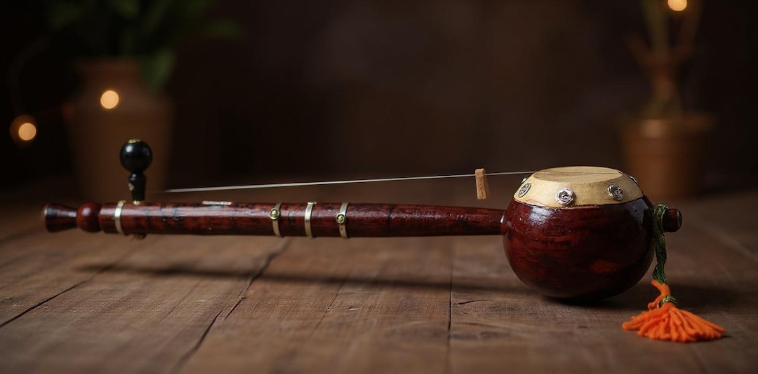 Punjab String Instruments Punjabi Tumbi Ik Tara Folk Instrument, Handmade Indian String ...