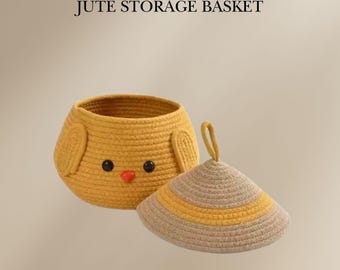 Crochet Pattern for Hanging Teardrop Basket | Bathroom & Kitchen Organizer | Jute Basket Pattern