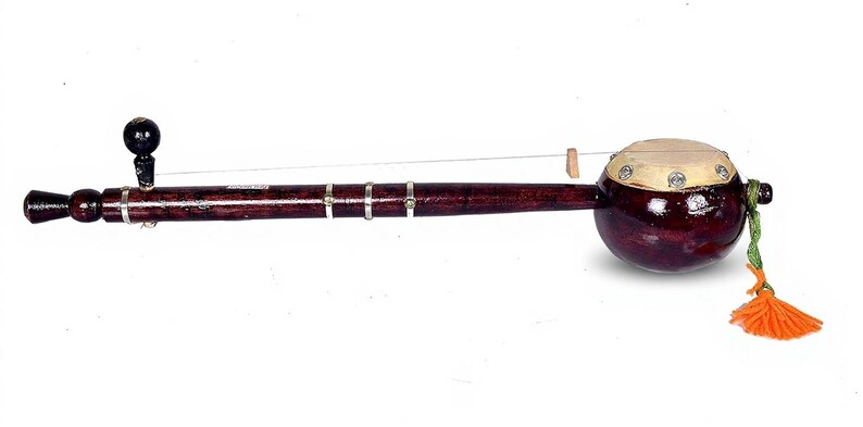Punjab String Instruments Punjabi Tumbi Ik Tara Folk Instrument, Handmade Indian String ...