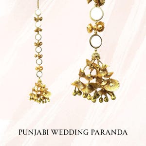 Ethnic Punjabi Paranda | Traditional Hair Accessory for Brides & Festive Occasions