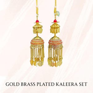 Brass Kaleera for Bride | Traditional Indian Wedding Jewelry | Bridal Kalire | Punjabi Bridal Accessory
