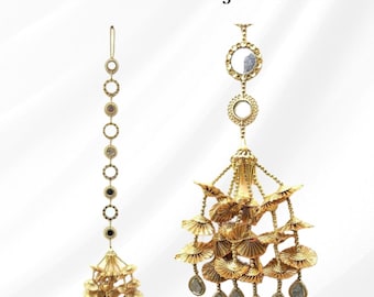 Punjabi Paranda, Jaago hair parandi, hair accessory, wedding jewelry