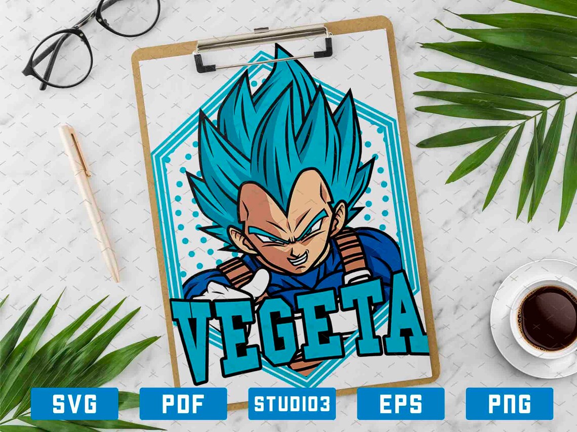 Vegeta Svg Super Saiyan Svg Dragon Ball Z Svg Vegeta Blue Svg | Images