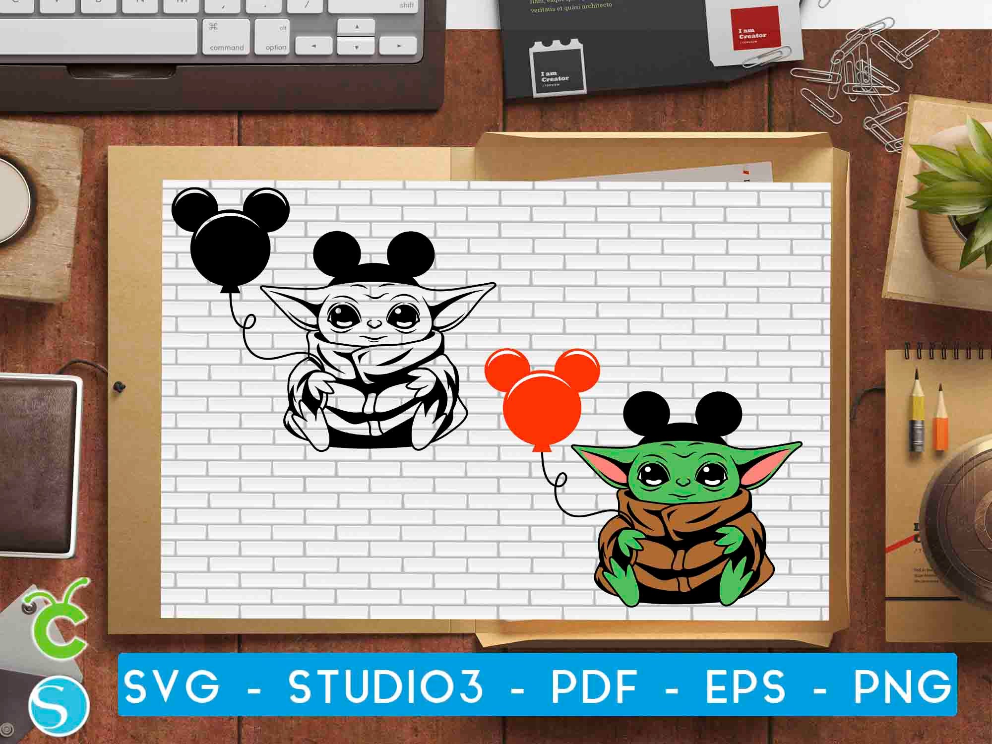 Free Free 291 Baby Yoda Mickey Ears Svg SVG PNG EPS DXF File