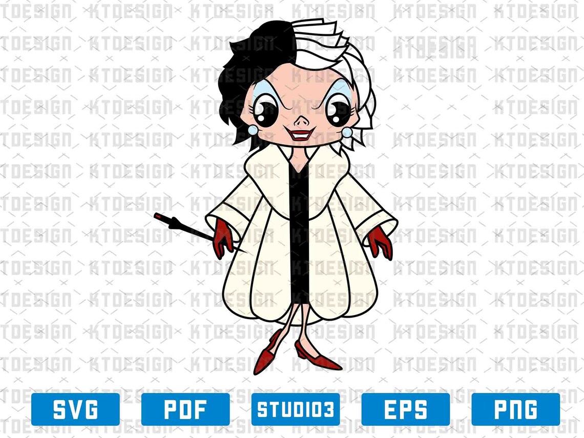 Free Free 226 Cruella Deville Cricut Disney Villains Svg SVG PNG EPS DXF File