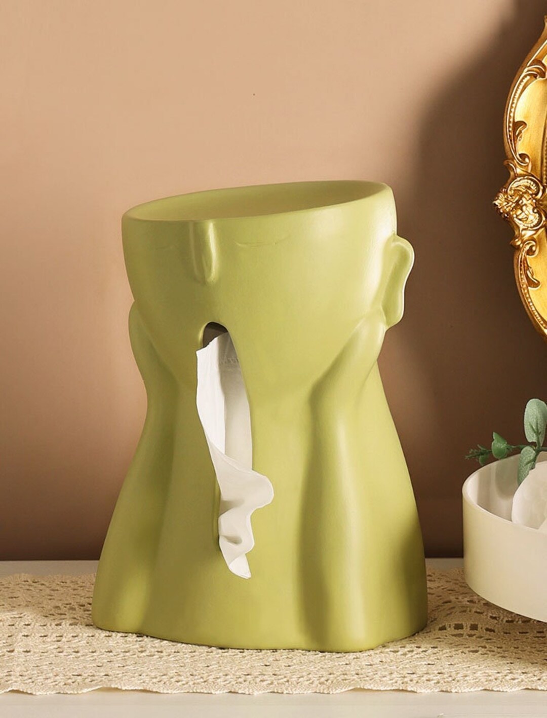 Creative Art Tissue Box Ins Ceramic Ornaments Living Room Etsy