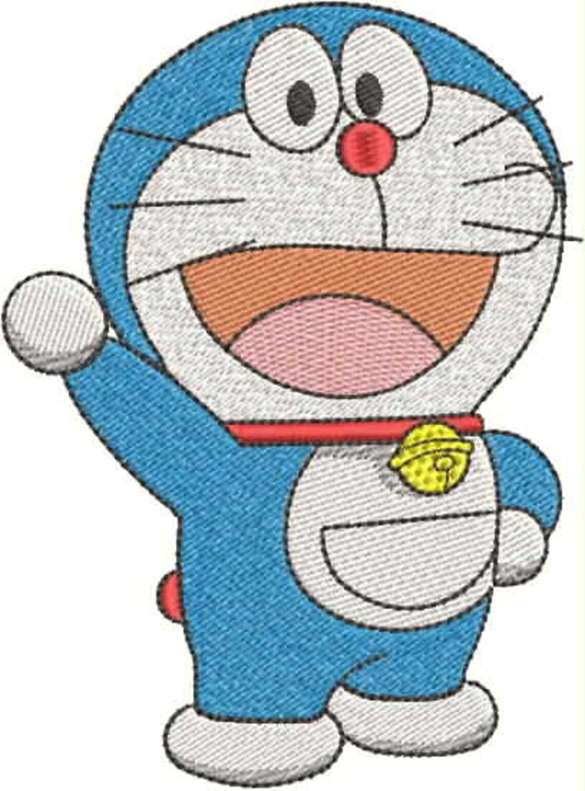 Embroidery File Design DORAEMON 2 sizes Etsy