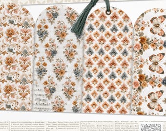 Butterfly Collector Quick Accordion Pocket Page: Junk Journal Ephemera (Digital Download)