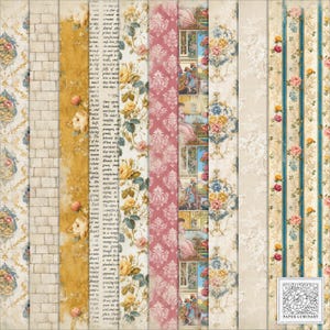 Storybook | Beauty & the Beast Printable Paper Set - Junk Journal Papers, Digital Download, Printable Papers, Collage Papers, Scrapbook