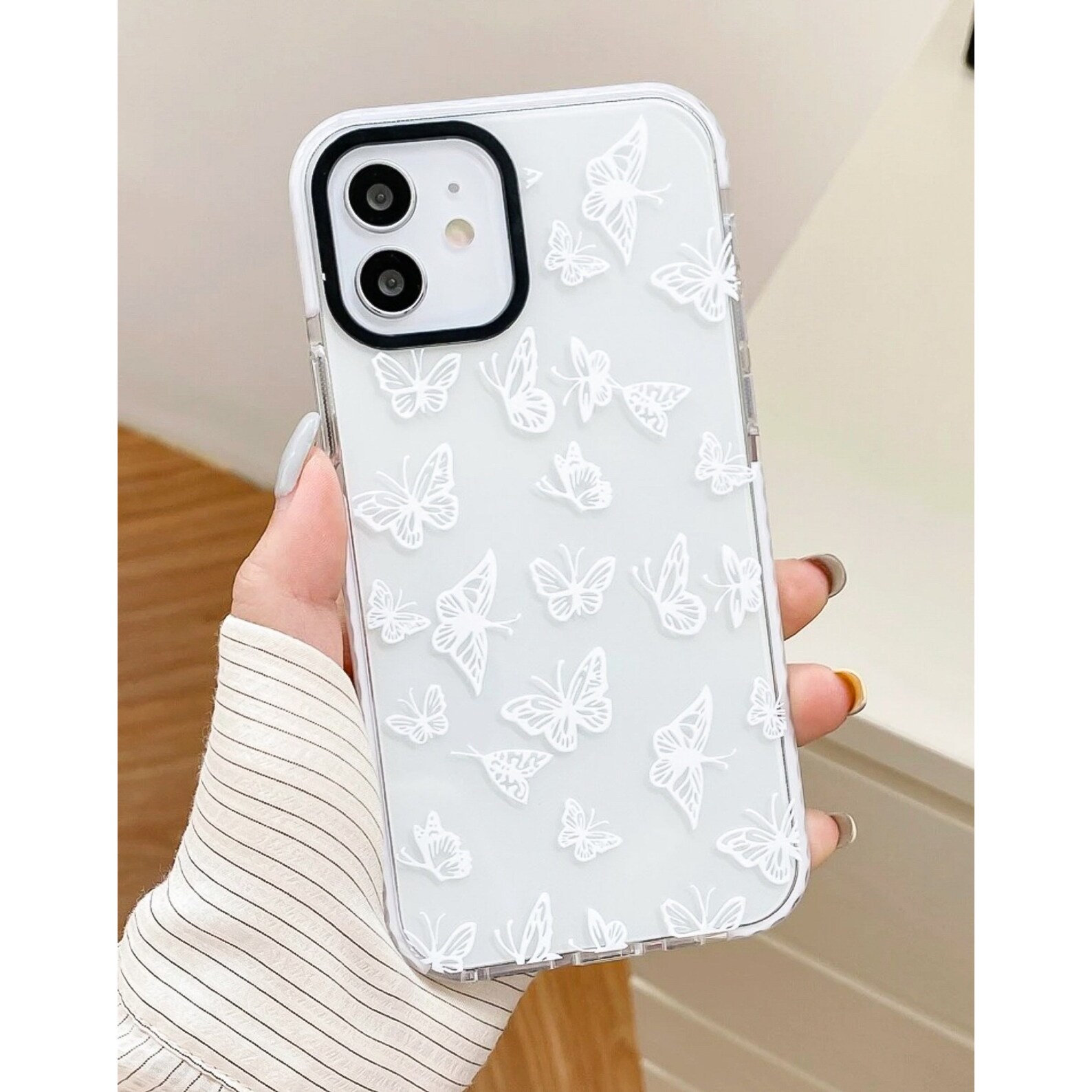 White Butterflies Phone Case for iPhone X/XS/XR/11/11 Etsy