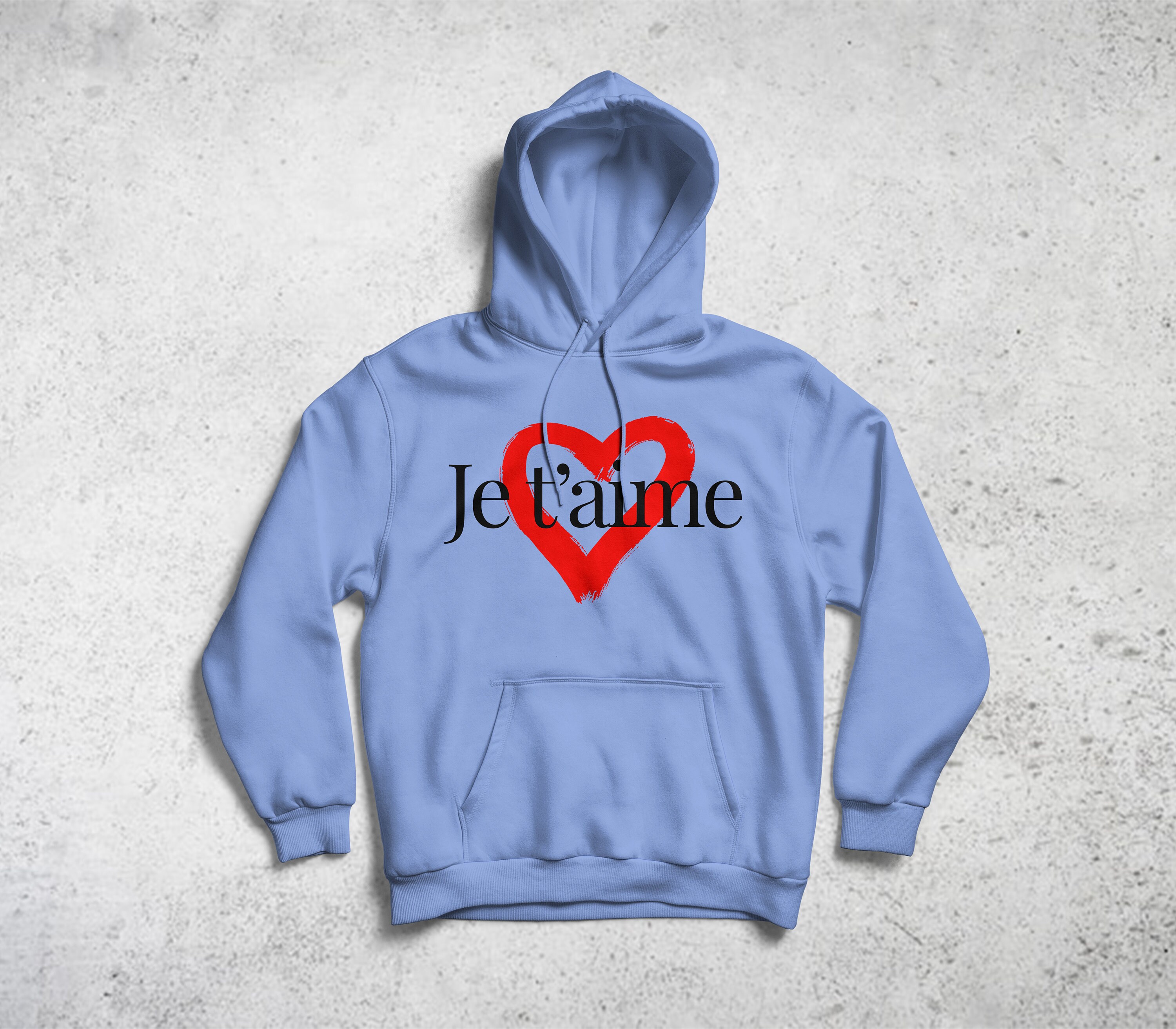 Jet'aime Unisex Pullover Hoodie Hoodie for Women - Etsy