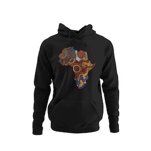 Sudadera con capucha con el mapa de Ankara de África de Berts, una gran idea para un regalo de Navidad en oferta