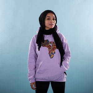 Afrikanische Karte Design Hoodies - Ästhetischer Hoodie - Oversize Hoodie - Gedruckt Hoodies - Winter Hoodie - Geschenke Ideen