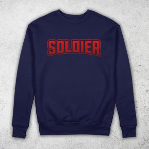 A Soldier Sweatshirt - Unisex Pullover Sweatshirt - Sweatshirts for Women - Sweatshirt for Men -  By Berts, Best Gift