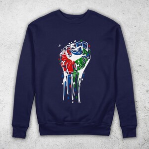 Black Power Sweatshirt - Unisex Pullover Sweatshirt - Sweatshirts for Women - Sweatshirt for Men By Berts, Best Gift