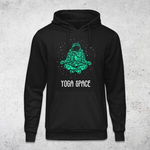 Yoga Space Hoodie - Unisex Pullover Hoodie - Hoodie für Frauen - Hoodie für Männer - Hoodie Sweatshirt - Hoodies By Berts