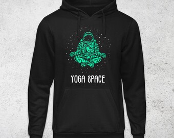 Yoga Space Hoodie - Unisex Pullover Hoodie - Hoodie for Women - Hoodie for Men - Hoodie sweatshirt - Hoodies By Berts