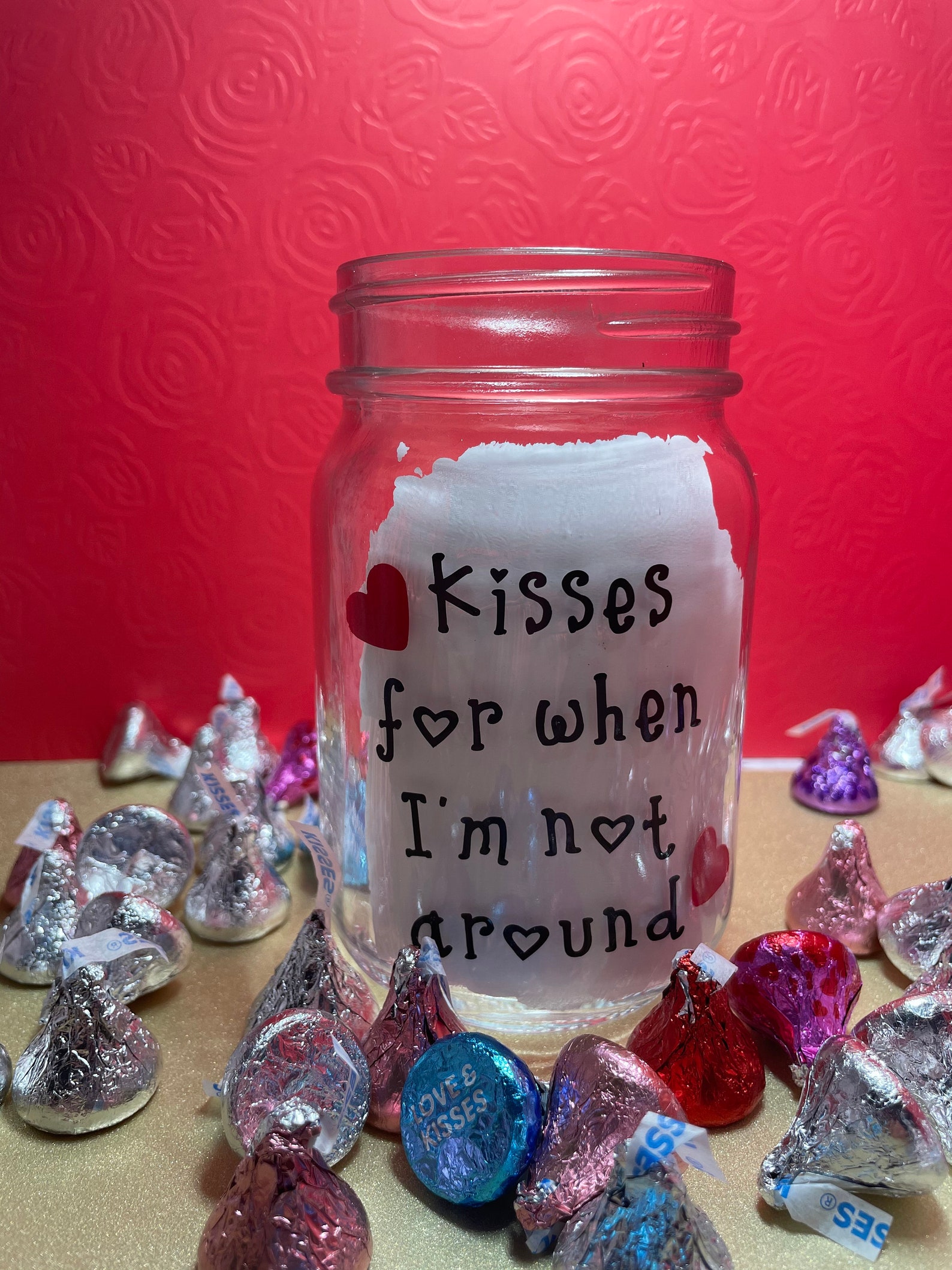 Dirty valentines day card for him cards for husband Kisses for When I'm Not Around Valentines Gift Long | Etsy