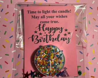 Birthday Candle - Birthday Wish Candle | Birthday Tea Light Candle