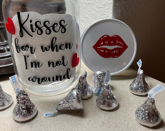 Kisses for When I'm Not Around Long Distance Gift - Etsy