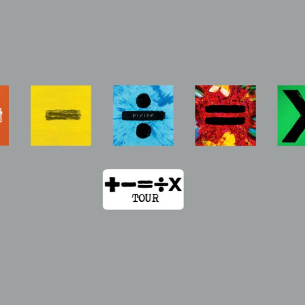 Ed Sheeran Mathematics Tour Stickers Sheerios EdHeads Merchandise Shape of You Perfect Bad Habits Shivers A Team I Don't Care Lego House