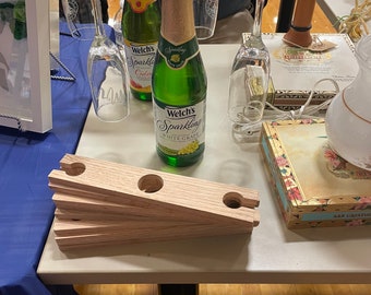 Wine Glass and bottle display holder
