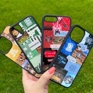 College collage iPhone Cases, university Phone Case, phone ID credit card holder