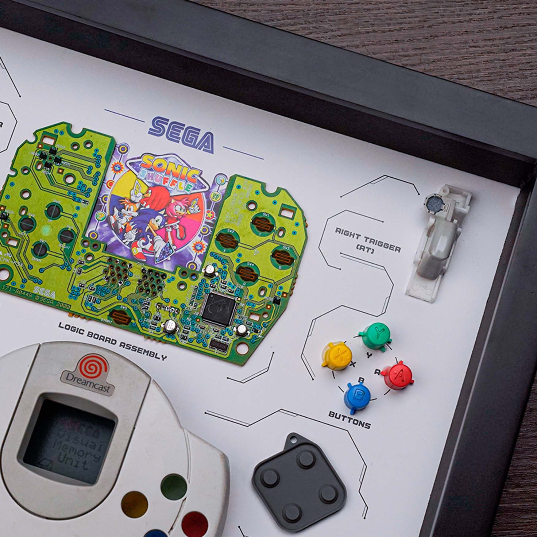 Disassembled Game Gear Art, Framed Tech Deconstruction - Etsy