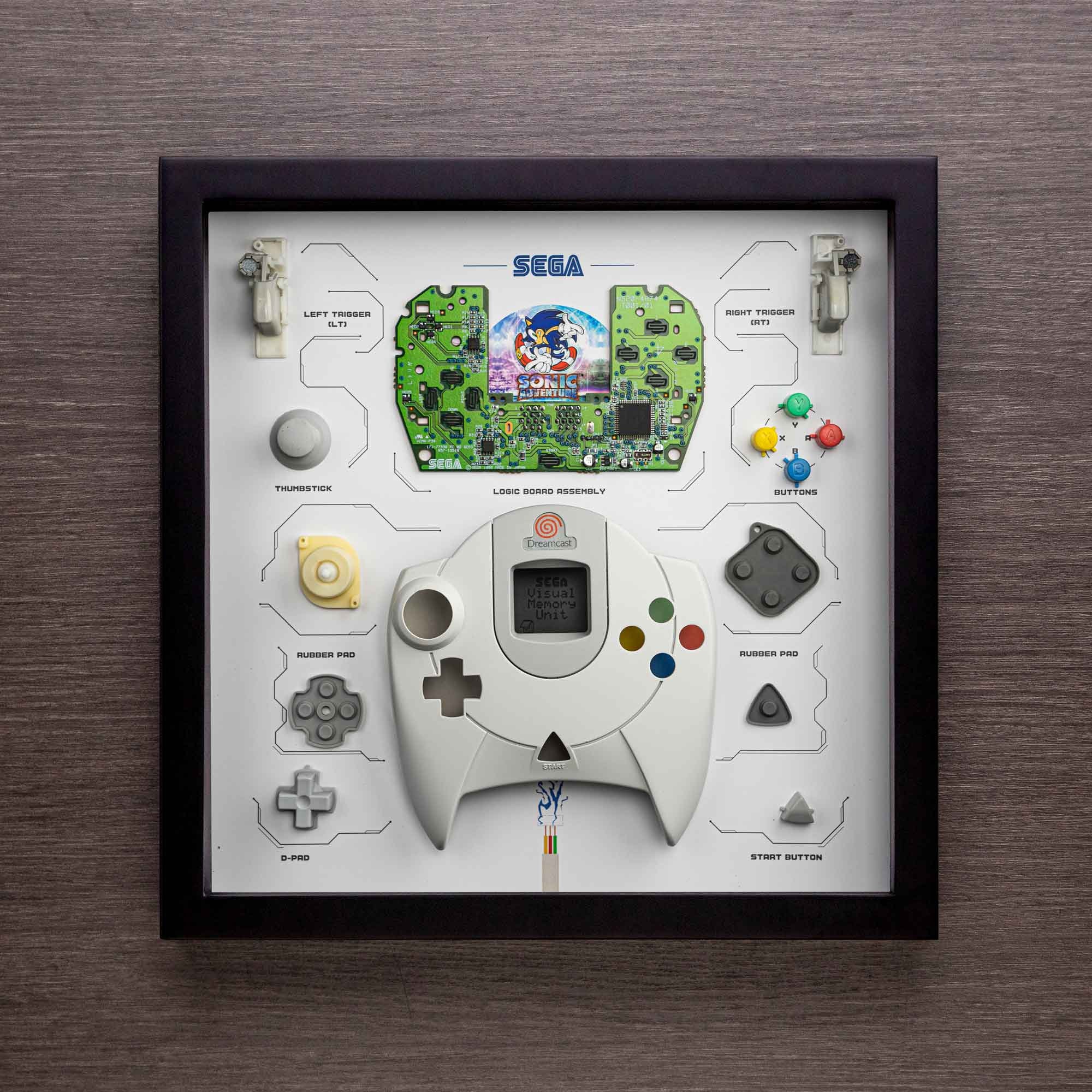 Unique Gifts grid Sega Dreamcast Frame Creative Gift Ideas for Office Home and Wall Decor Etsy Australia