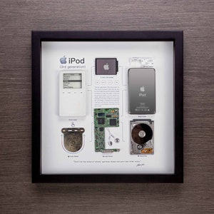 フレーム iPod 3rd (クラシック) でご自宅やオフィスの装飾を強化 - 壁掛けに最適なレトロスタイルの装飾アイテム