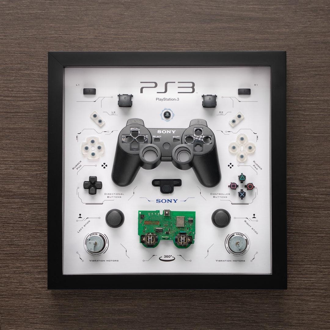 Frame Dualshock 3 Controlloer Frame Disassemble Art, Gammer Love