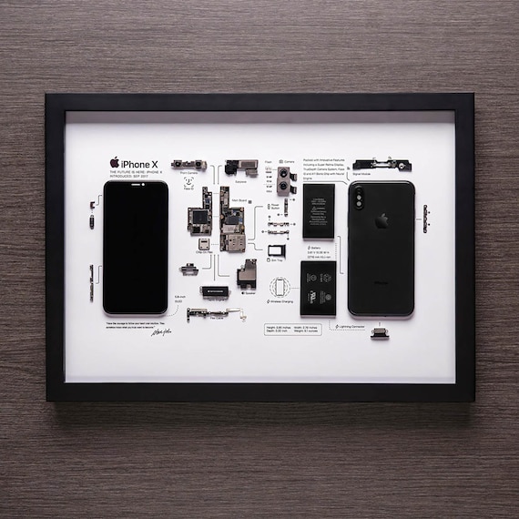 Frame iPhone Art- Special Gift for Dad, Father's Day Gift