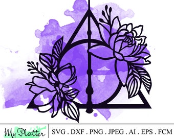 Download Deathly Hallows Svg Etsy