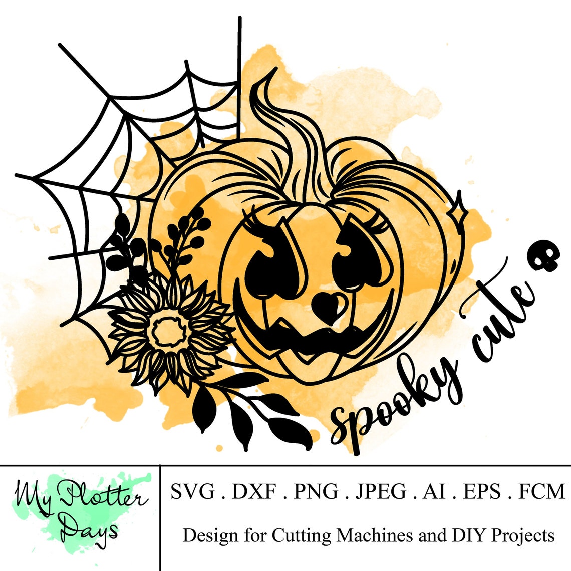 Pumpkin Svg Halloween Pumpkin SVG Halloween Scary Pumpkin | Etsy