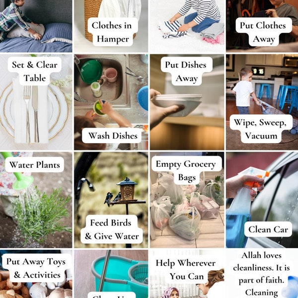 Child-Friendly Chores List