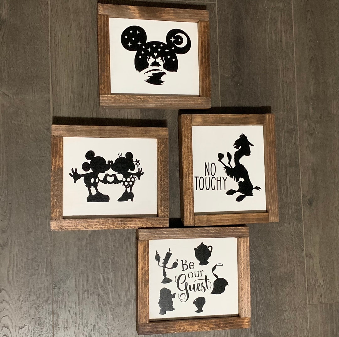 Disney Wall Signs Etsy