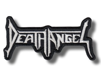 Death Angel Metal Band Black White Sew Or Iron On Patch 3.5" Long x 2" Tall Death Angel Metal Band Black White Sew Or Iron On Patch 3.5" Long x 2" Tall