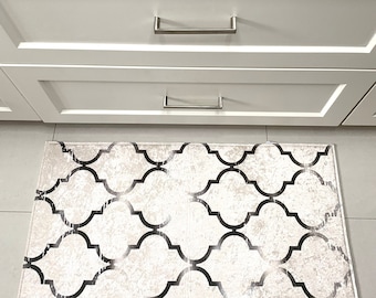 Non Slip Kitchen Mat: Modern Washable Foam Rug