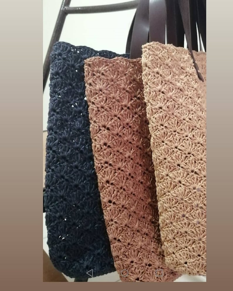 leather cord Knitted Bag Natural Jute Sack Lanyard