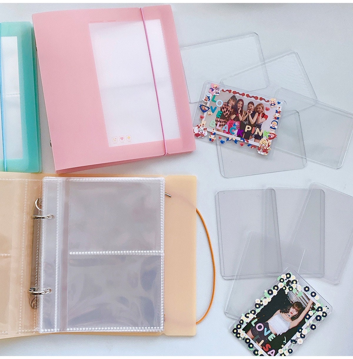 Kpop Collection Binder Deco Toploader Holder Kpop Deco Etsy