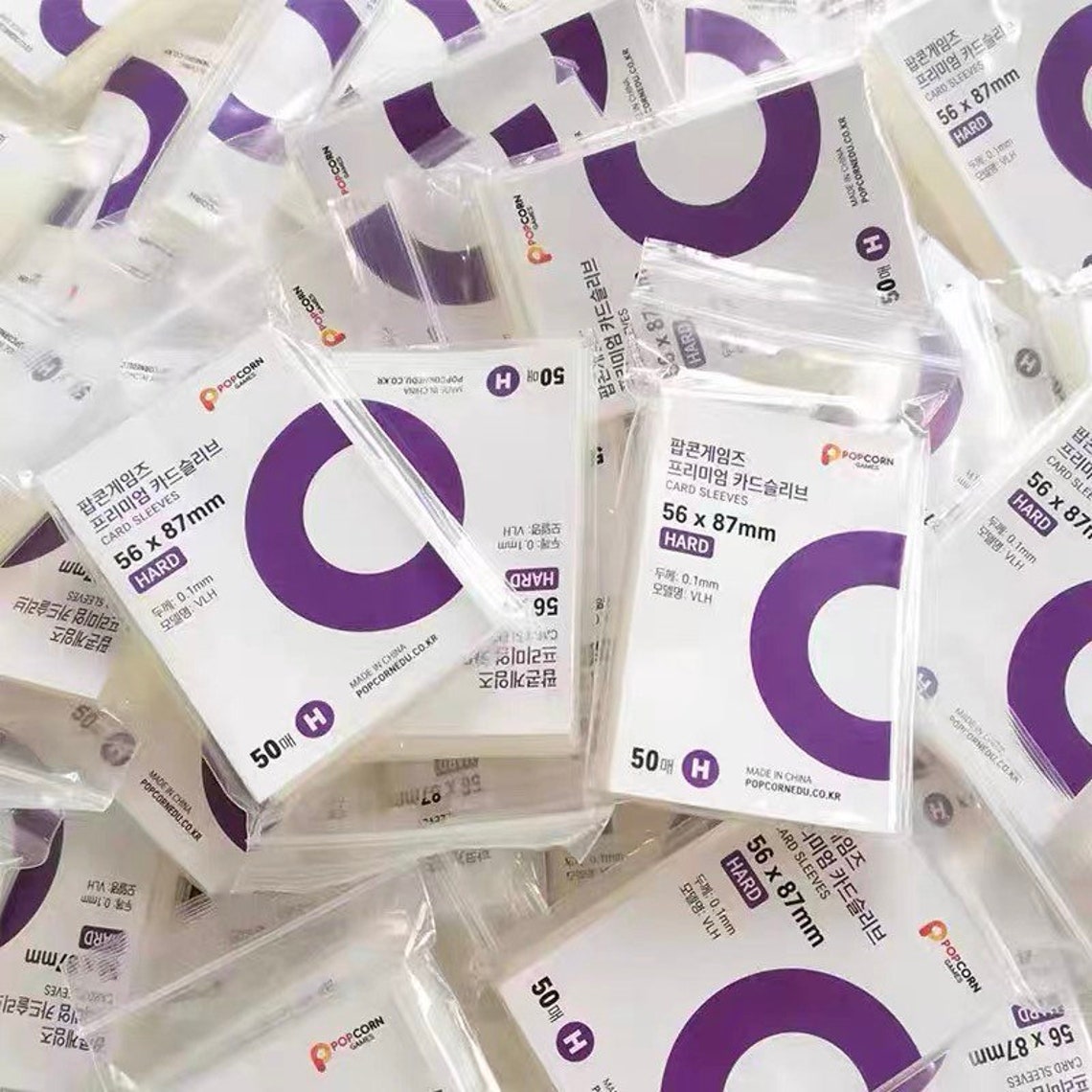 Popcorn Card Sleeve Hard Kpop Photocard Sleeve Card Etsy