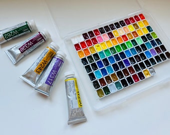 Holbein Artists Watercolor All 108 Colors Sample Set 0.6ML Watercolor Set