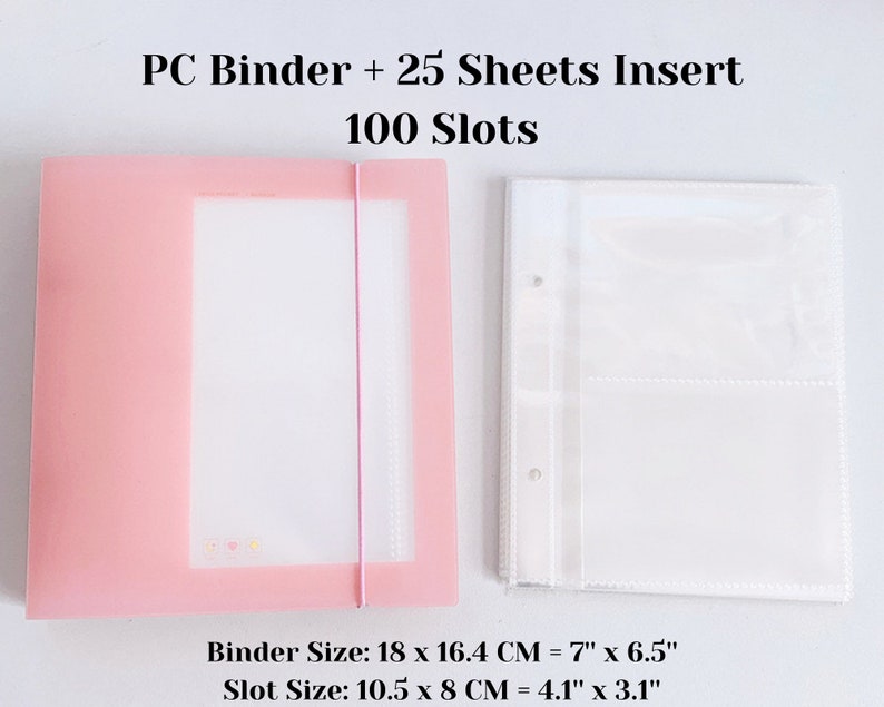 Kpop Collection Binder Deco Toploader Holder Kpop Deco Etsy