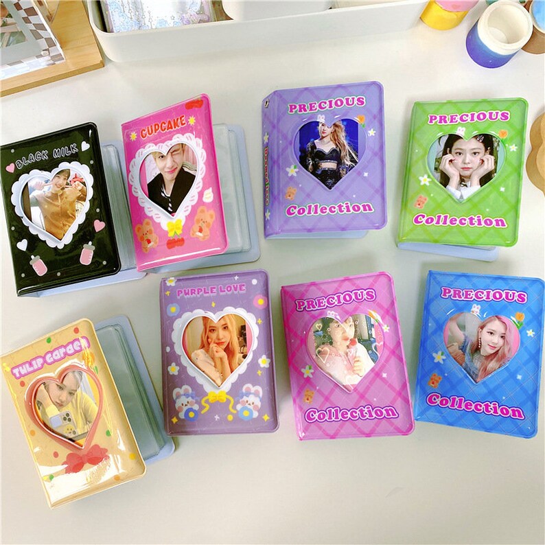 Mini Kpop Photocard Collect Book PC Holder Photocard Binder / Etsy España